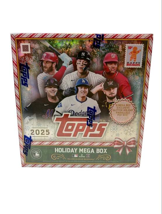 2025 Topps Holiday Baseball Mega Box - Picture 1 of 4
